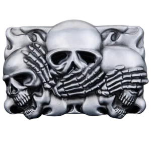 Boucle de Ceinture Tête de Mort