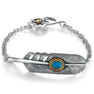 Bracelet Amérindien Argent et Turquoise