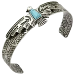 Bracelet Navajo Argent et Turquoise