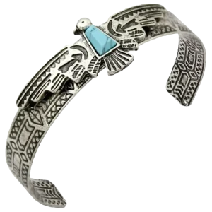 Bracelet Navajo Argent et Turquoise