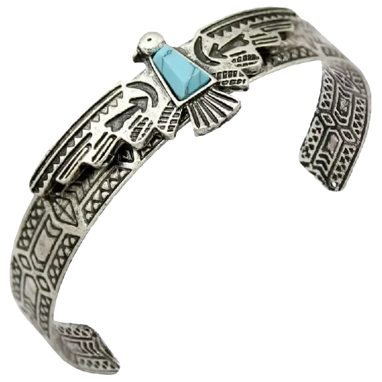 Bracelet Navajo Argent et Turquoise