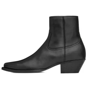 Bottines Western Homme en Cuir