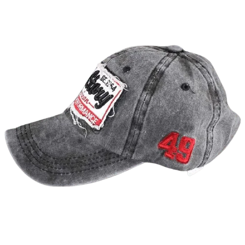 Casquette Américaine pour Femme avec Broderies