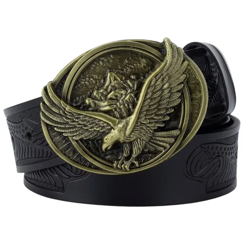 Boucle Dorée de la Ceinture de Cowboy