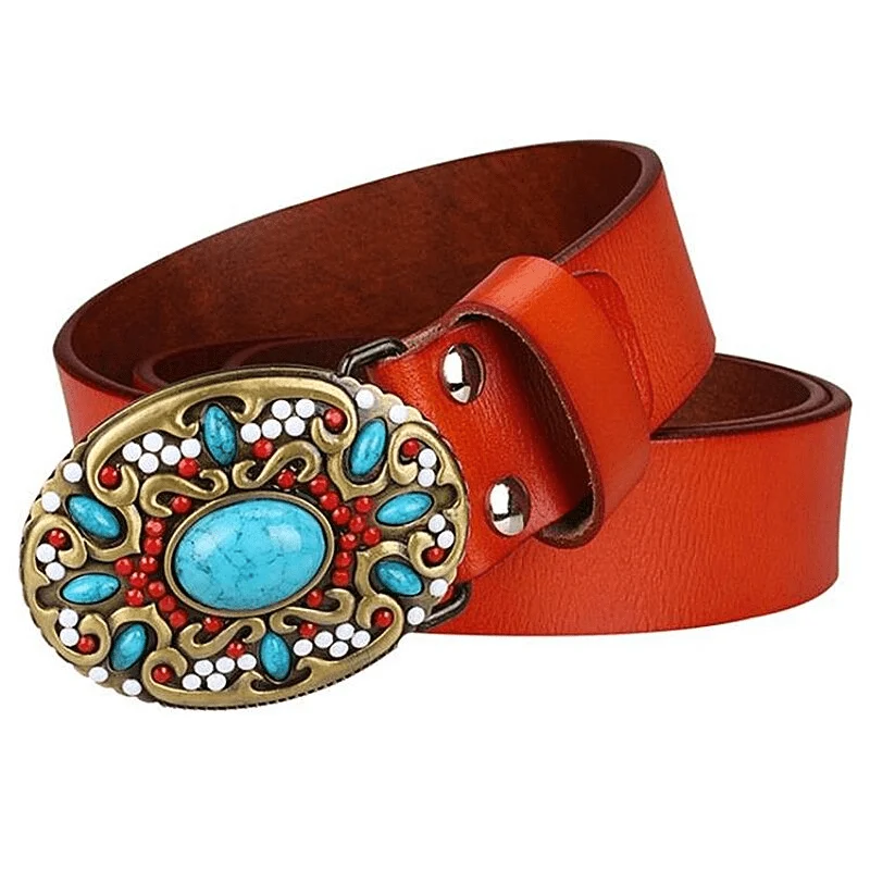 Ceinture de Cowboy pour Femme en Cuir – Image 3