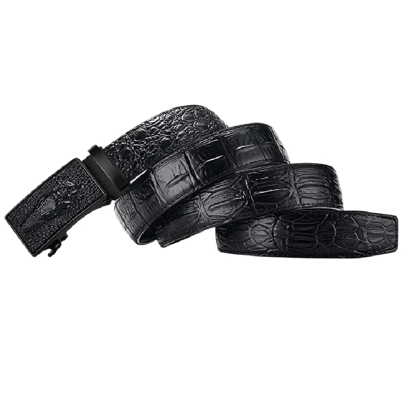 Détails de la Ceinture Crocodile pour Homme