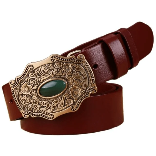 Ceinture en Cuir Western Homme – Image 3