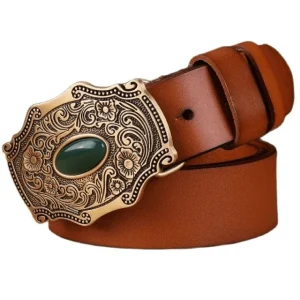 Ceinture en Cuir Western Homme