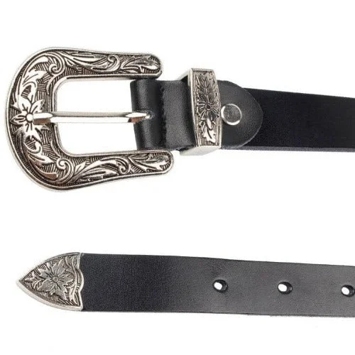 Stylish Western Double Buckle Belt