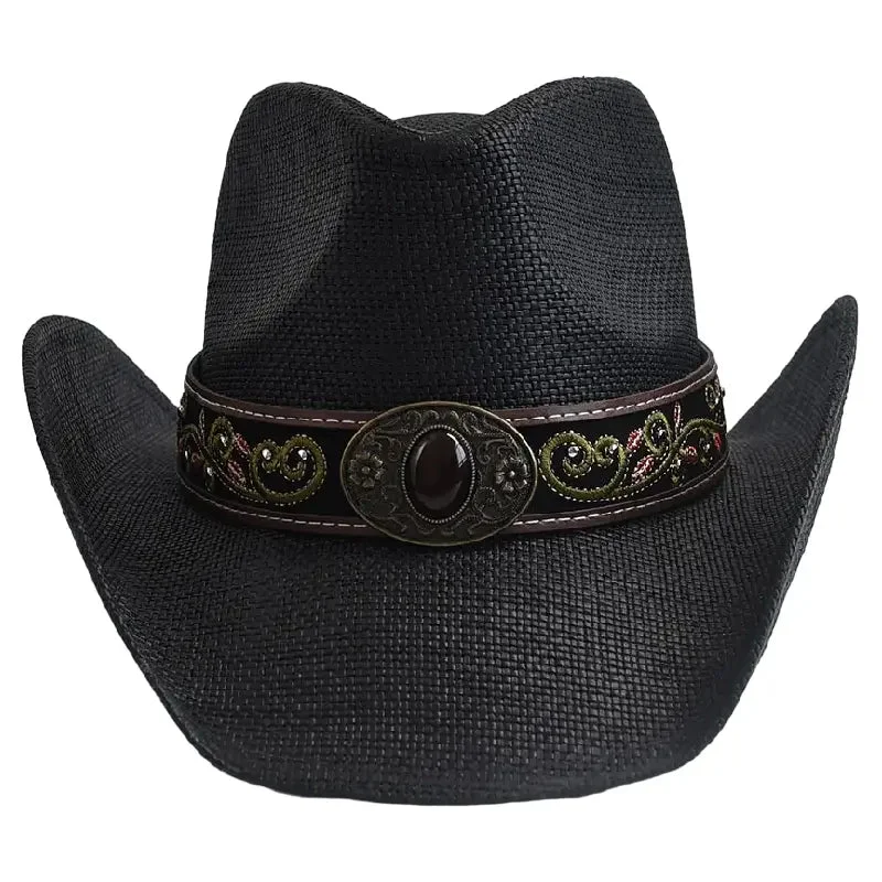 Chapeau Américain Western en Paille