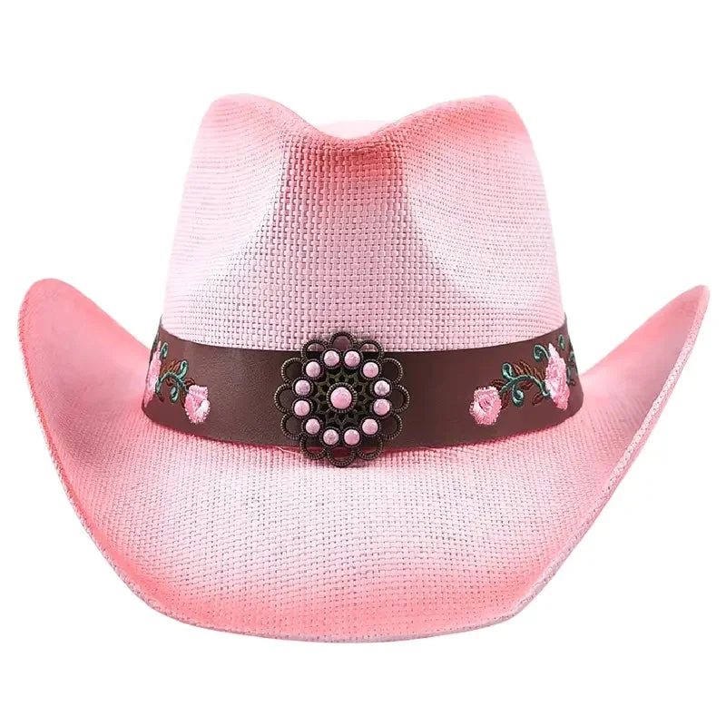Chapeau Country avec tour de chapeau décoratif