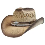 Chapeau Country Western en Paille