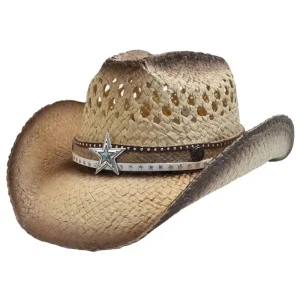 Chapeau Country Western en Paille