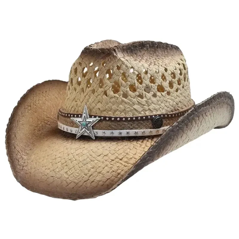 Chapeau Country Western en Paille