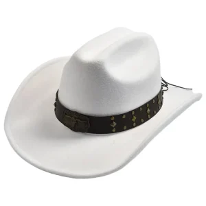 Chapeau Western Blanc