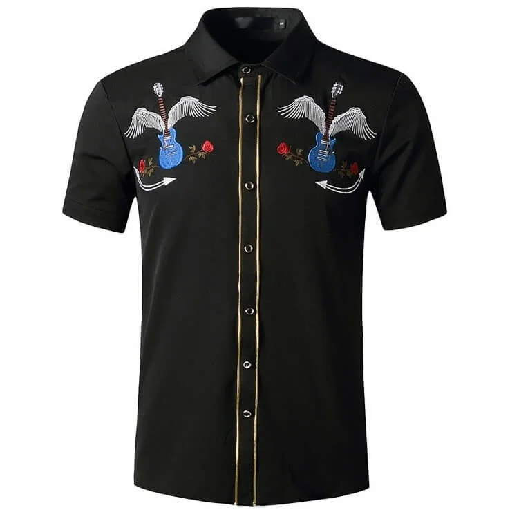 Chemise Country Manches Courtes pour Homme
