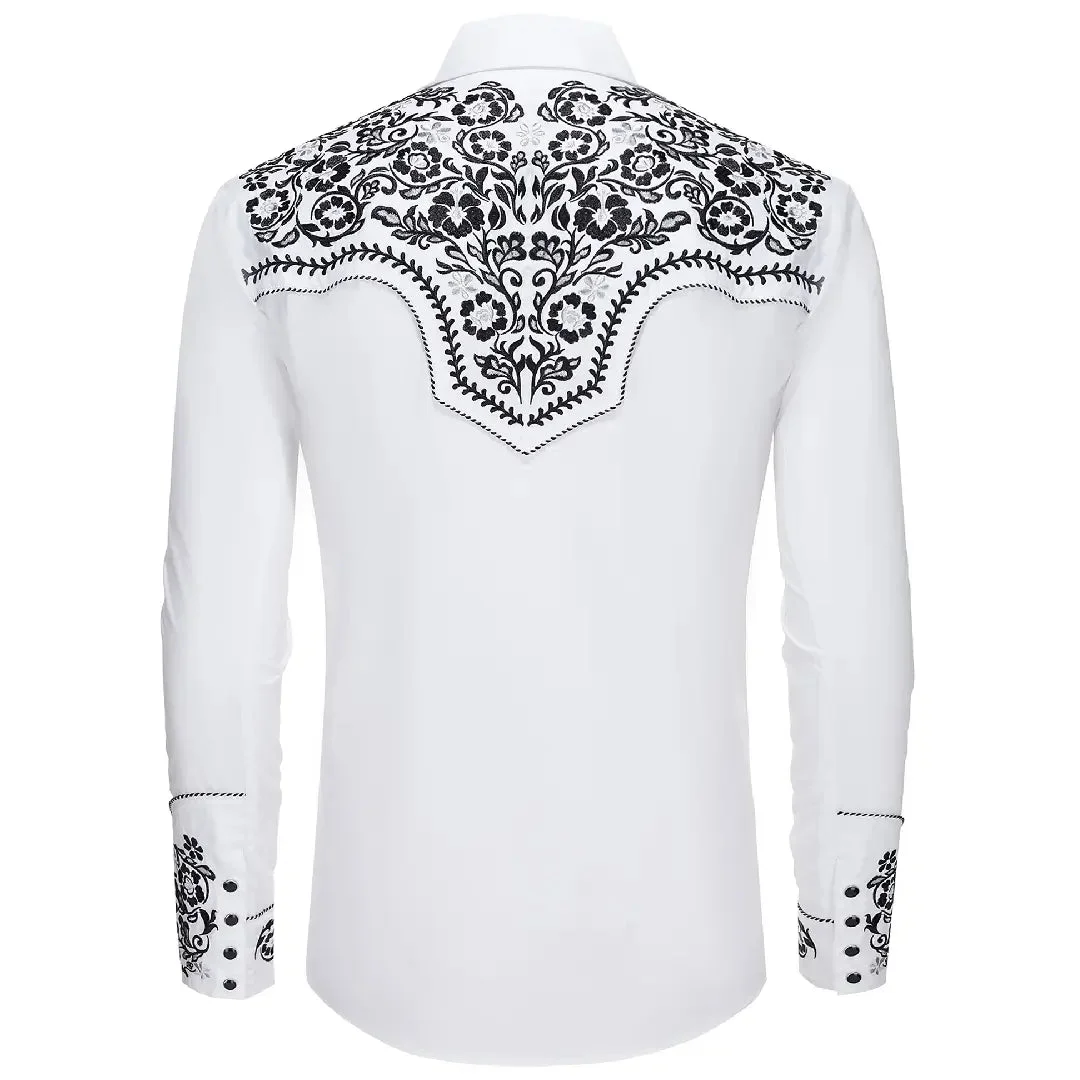 Chemise Cowboy Blanche en Détail