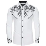 Chemise Cowboy Blanche