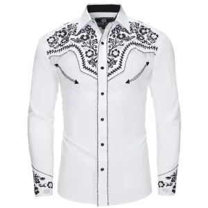 Chemise Cowboy Blanche