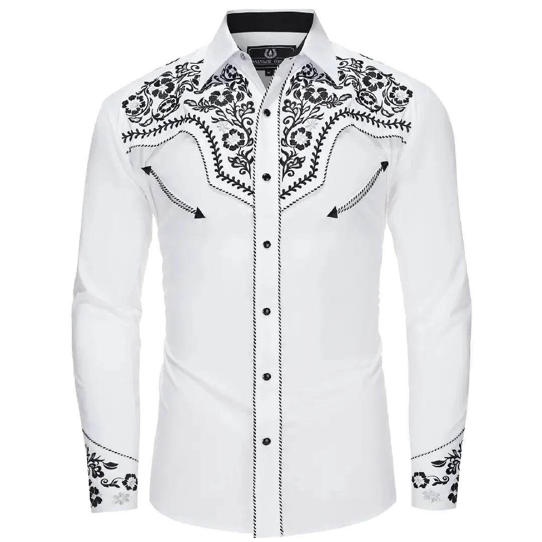 Chemise Cowboy Blanche