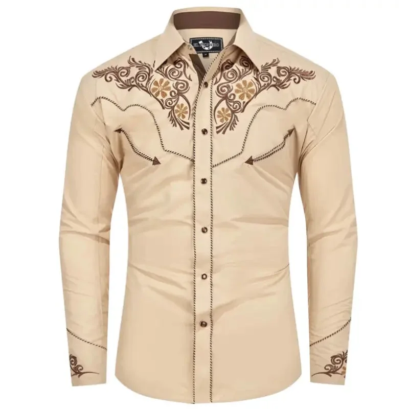 Chemise Western Beige