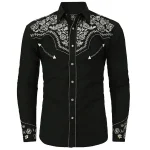 Chemise Western Homme Brodée