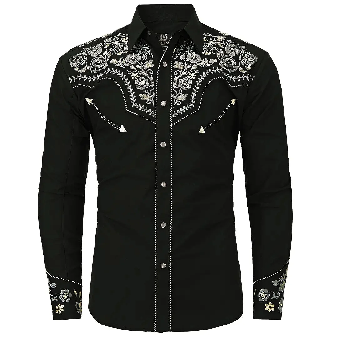 Chemise Western Homme Brodée