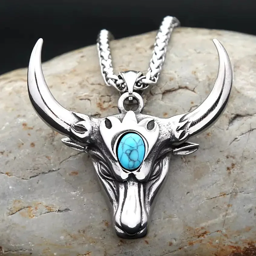 Collier Crâne de Buffle