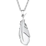 Collier Pendentif Plume
