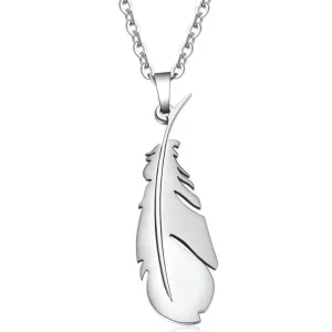Collier Pendentif Plume