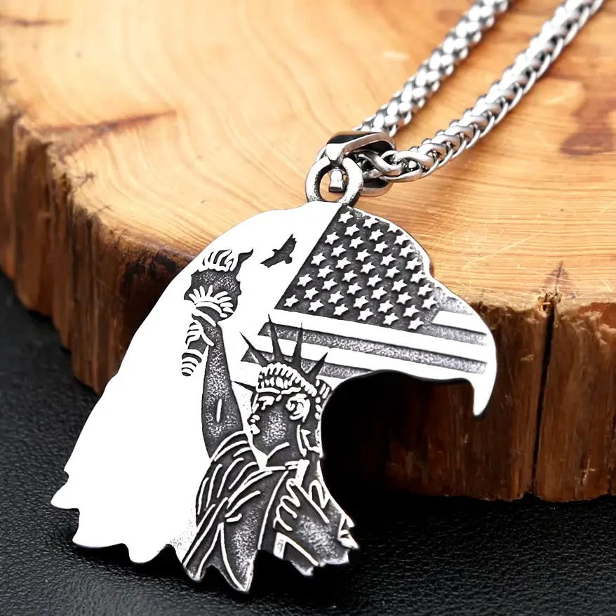 Collier Western Homme en acier inoxydable