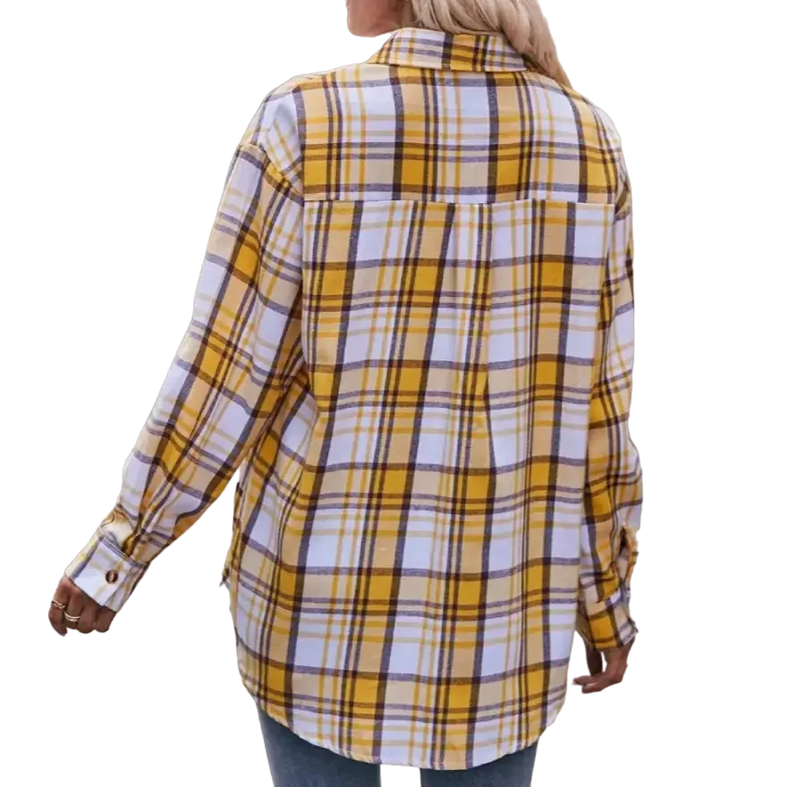Chemise Western à Carreaux pour Femme – Image 3