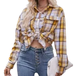 Chemise Western à Carreaux pour Femme