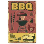 Plaque Déco BBQ