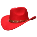 Chapeau Country Rouge