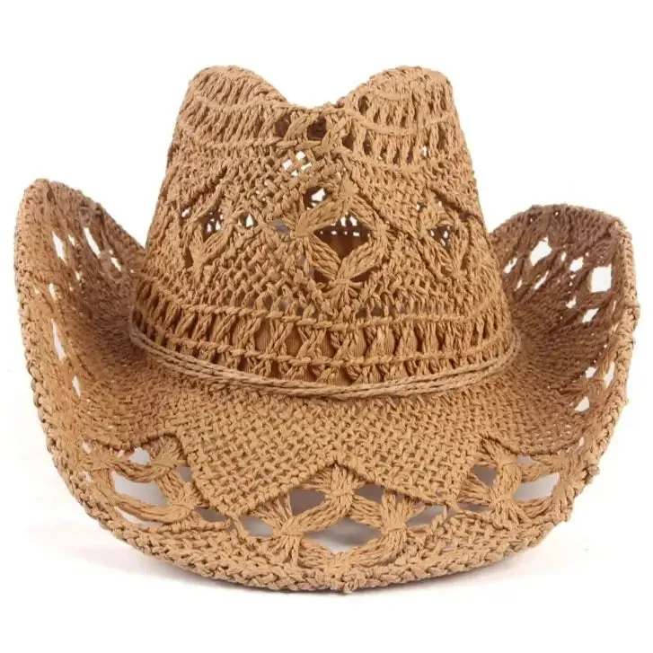 Chapeau Paysan Western en Paille