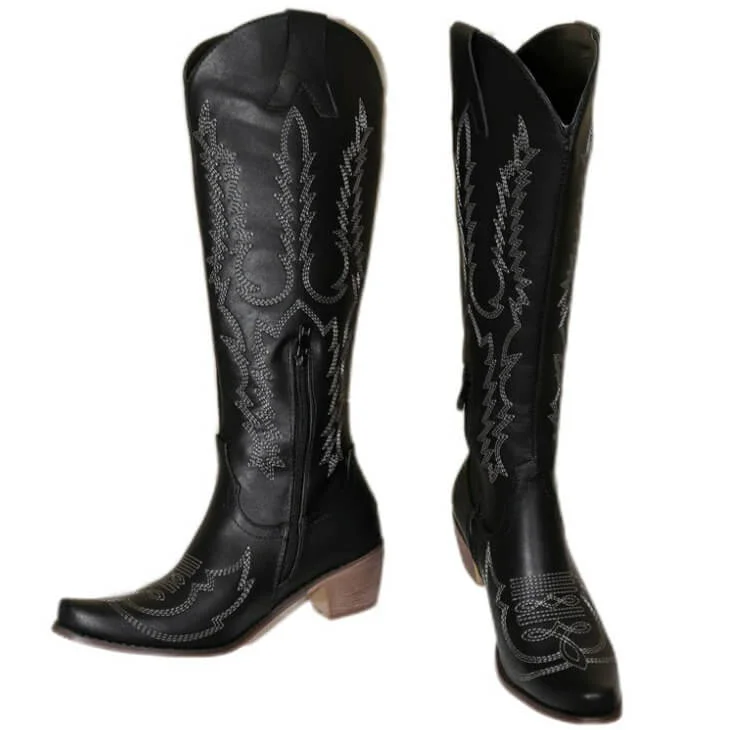 Bottes Équitation Western Femme en action