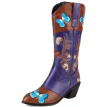 Bottes Santiag avec Papillons