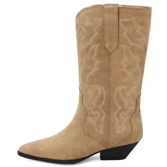 Bottes Western en Cuir pour Femme