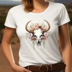 Tee Shirt Femme Motif Western