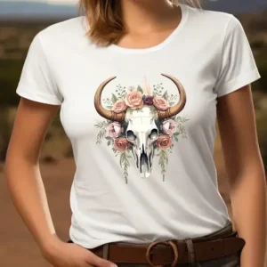 Tee Shirt Femme Motif Western