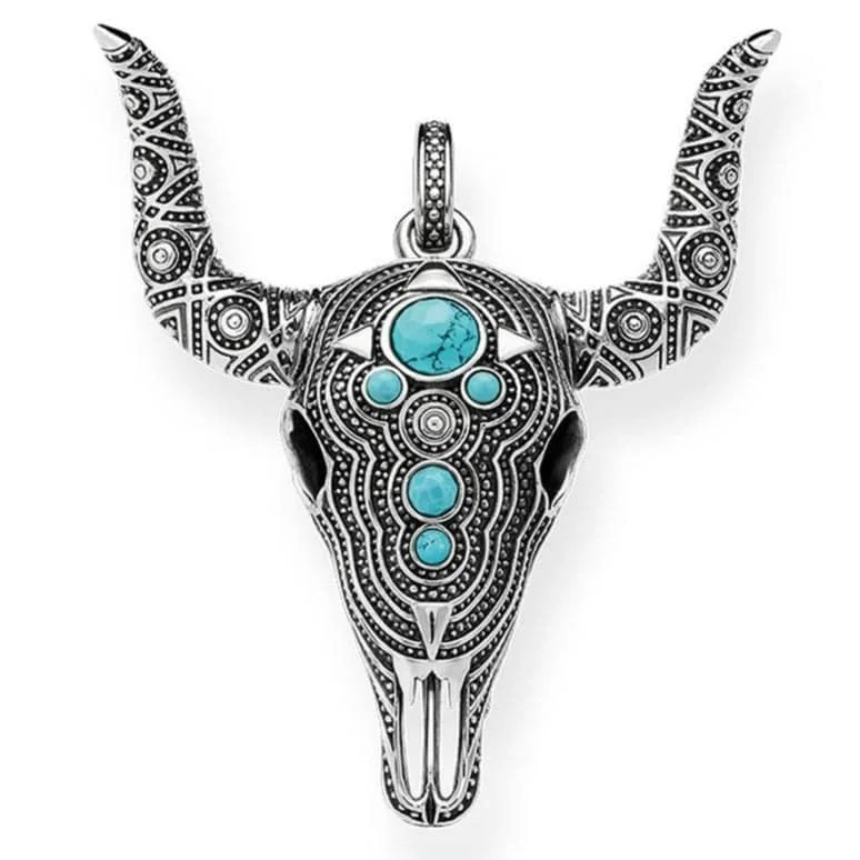 Pendentif Crâne de Buffle