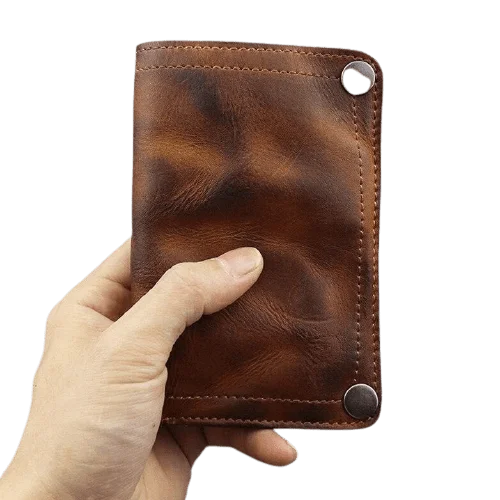 Porte-Monnaie Western avec finition vintage