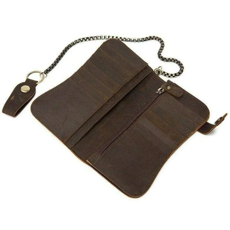 Portefeuille de Cowboy en cuir