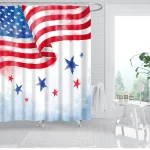 Rideau de Douche Drapeau Américain