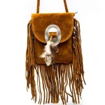 Sac Western en Cuir à Franges