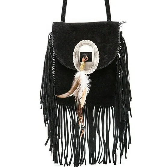 Sac Western en Cuir à Franges – Image 2