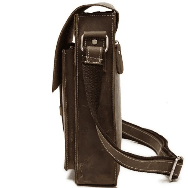 Sacoche Western en cuir véritable
