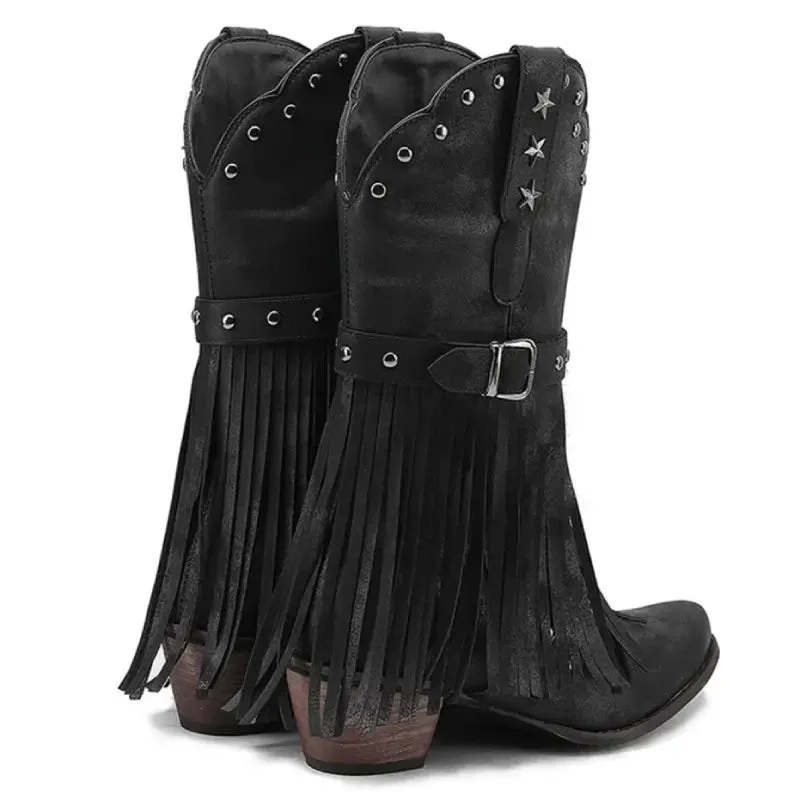 Détails des Santiags Country Femme