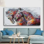 Tableau Chevaux Stylisés
